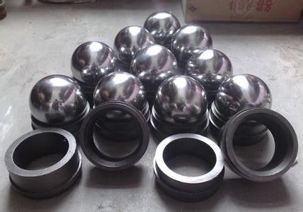 Résistance à la corrosion Boule de soupape en titane et siège de soupape en tungstène pour ingénierie de précision