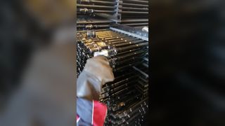 test de filetage de tige de pompage