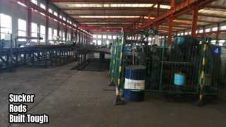 Atelier de production de tiges de pompage